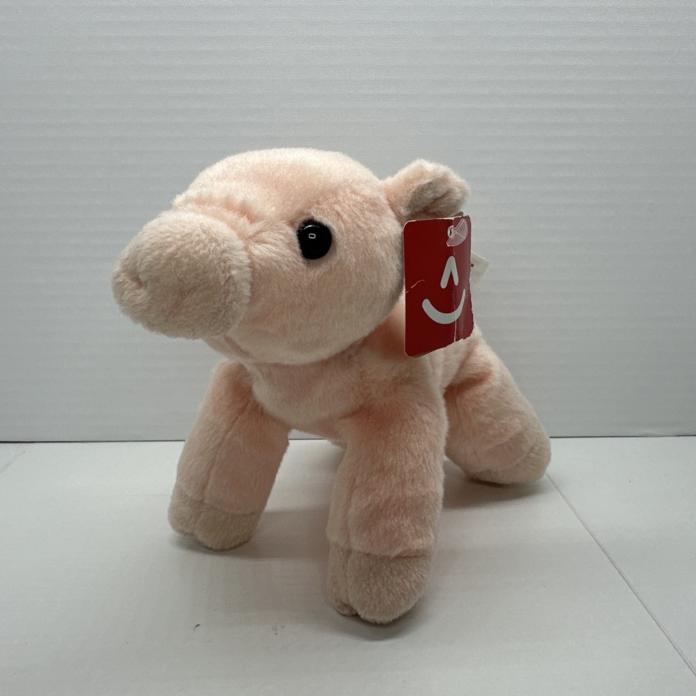 Aurora World Plush Mini Flopsie PERCY the Pig (8 inch) Stuffed Animal NWT